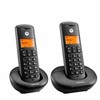 Telefonas stacionarus belaidis komplektas 2 vnt. Motorola E202 juoda