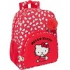 Safta Mokyklinis krepšys Hello Kitty Iconic Balta Raudona 33 x 42 x 14 cm