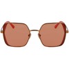 Akiniai Karl Lagerfeld KL340S-800. Akiniai przeciwsłoneczne, Kolor oranžinė. Kobieta.