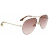 Akiniai VICTORIA BECKHAM VB213S-725. Akiniai przeciwsłoneczne, Kolor auksinė. Kobieta.