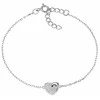 Amen Sidabrinis pakabukas with a heart Love CLCZLBBZ (chain, pendant)