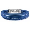 Guess Malibu Mėlyna odinė apyrankė JUMB01345JWSTJBT/U