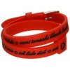 Moteriški apyrankės il mezzometro I LOVE YOU Sidabrinis - SILICONE BRACELET