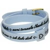 Moteriški apyrankės il mezzometro I LOVE YOU GOLD - BRACCIALE IN SILICONE/SILICONE BRACELET