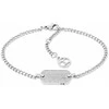 Tommy Hilfiger Moteriška plieninė apyrankė su kristalais Dog Tag 2780863