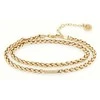 Tommy Hilfiger Fashion paauksuota dviguba apyrankė 2780876