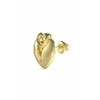 Guess Crazy In Love paauksuoto plieno širdies auskarai JUBE05218JWYGT/U