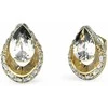 Guess Elegantiški auksiniais dengti krištoliniai auskarai JUBE03393JWYGT/U