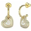Moteriški auskarai Guess JUBE04019JWYGWHT-U