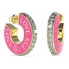 Biżuteria GUESS JUBE04083JWY. Kolczyki, Kolor rožinė. Kobieta.