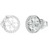 Guess Plieniniai auskarai su smeigtukais 4 Love JUBE05041JWRHT/U