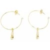 Shabama AGULLA earrings #auksinis glitter 1 u