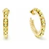 Shabama ETHIOPIA Žalias 2CM earrings #auksinis glitter 1 u