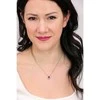 Amen žavingas sidabrininis vėrinys su deimantais CLGOBRBZ (grandinė, pakabukas)