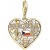 Biżuteria THOMAS SABO IC12365-565-7. Zawieszka, Kolor auksinė. Kobieta.