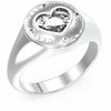 Biżuteria GUESS JUBR03352JWRH. Pierścionek, Kolor pilka. Kobieta.