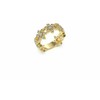 Biżuteria GUESS JUBR04148JWYG. Pierścionek, Kolor auksinė. Kobieta.