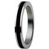 Biżuteria SKAGEN JRSB036SS6. Pierścionek, Kolor juoda sidabrinė. Kobieta.