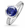 Biżuteria THOMAS SABO 035-050-32-54. Pierścionek, Kolor mėlyna sidabrinė. Kobieta.