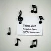 Muzikos magnetai NOTES