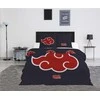 Naruto Akatsuki dvigulė antklodės užvalkalas 240–220 cm, 65 x 65 cm