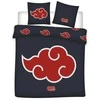 Naruto Akatsuki dvigulė antklodės užvalkalas 240–220 cm, 65 x 65 cm