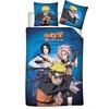 „Naruto Ninja Trio“ patalynės komplektas 140–200 cm, 63–63 cm mikropluošto