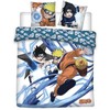 Naruto Rasengan prieš Chidori dvigulė antklodės užvalkalas 240–220 cm, 65 x 65 cm