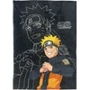 Naruto treniruočių flanelinė antklodė 110x150cm