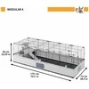 Narvas - Ferplast Modular 4 Triušiui ir Jūrų Kiaulytei 179 x 72 x 56 cm