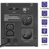 QOLTEC 53770 nepertraukiamo maitinimo linijos interaktyvus monolitinis 1500VA 900W LCD USB