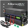 QOLTEC 51925 Monolitinis įtampos keitiklis 1200 MS Wave / 12V iki 230V / 600/1200W / USB