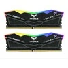 RAM DDR5 Team Group T-FORCE D-ELTA RGB atmintis 32GB (2x16GB) 6400MHz CL32 1.35V juoda