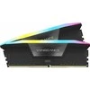 RAM CORSAIR VENGEANCE RGB 16GB 2x8GB DDR5 DIMM 5200MT/s CL40-40-40-77 1.25V Intel XMP Desktop Memory - Juodas