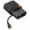 Lenovo | ThinkPad | 65W Slim | ThinkPad 65W plonas kintamosios srovės adapteris – USB Type-C yra naujas adapteris, sukurtas su mažesnio dydžio ir kabelių valdymu. Tai puikus jūsų ThinkPad nešiojamųjų kompiuterių pakaitalas arba atsarginis maitinimo adapteris. | C tipo USB | kintamosios srovės adapteris