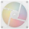 Corsair iCUE Link LX140-R RGB, PWM korpuso ventiliatorius – 140mm, baltos spalvos