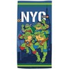 Kids Euroswan Ninja Turtles mikropluošto rankšluostis 70x140CM