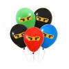 Ninja Ninja balionas, 5 vnt. 12 colių (30 cm)