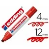 Biuro Prekės - Edding 800 Nuolatinis Žymeklis 4mm Kampinis Raudonas