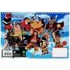 „One Piece Team“ spiralinė eskizų knygelė, A/4 formato, 30 lapų