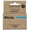 Rašalinė Kasetė - Actis KH-655CR Pakaitalas HP 655 CZ110AE Cyan 12 ml