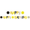 Originalus „Emoji Smiley“ gimtadienio ženklas, 180 cm