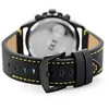Pacific Guminis dirželis U11 išmaniajam laikrodžiui - juodas/baltas - 22mm