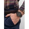 Pacific U27 rubber watch strap - mėlynas/auksinis - 22mm