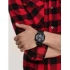 Pacific U27 rubber watch strap - žalias/auksinis - 22mm
