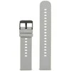 Pacific U27 rubber watch strap - light pilka/juodas - 18mm