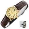 Pacific U27 rubber watch strap - light violetinė/auksinis - 22mm