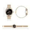 Pacific U27 rubber watch strap - violetinė/auksinis - 22mm