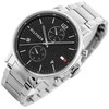 Pacific W104 leather watch strap - juodas - 18mm