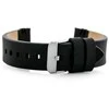 Pacific W110 leather watch strap - juodas - 22mm